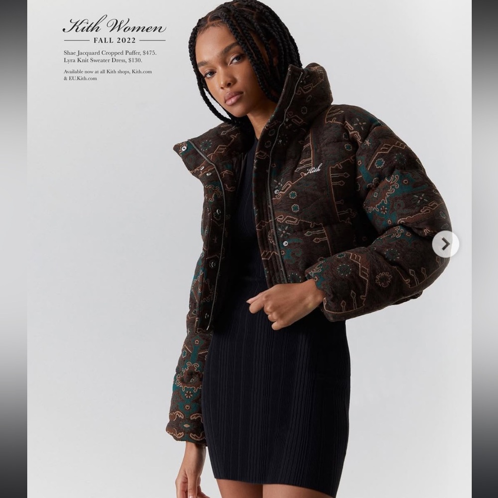 Kith Women Black Lyra Knit Dress